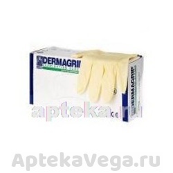 ДЕРМАГРИП КЛАССИК ПЕРЧАТКИ СМОТР. ЛАТ. Н/СТЕР. Н/ОПУДР. Р.M №50 (25ПАР) [DERMAGRIP]