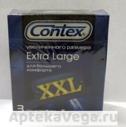 КОНТЕКС ПРЕЗЕРВАТИВ EXTRA LARGE XXL УВЕЛ.РАЗМЕРА №3 [CONTEX]