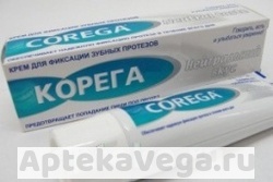 КОРЕГА КРЕМ Д/ФИКС. ЗУБ.ПРОТЕЗОВ 40Г. НЕЙТРАЛЬНЫЙ ВКУС [COREGA]