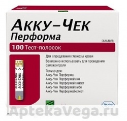 АККУ-ЧЕК ТЕСТ-ПОЛОСКИ ПЕРФОРМА №100 (50Х2) [ACCU-CHEK]